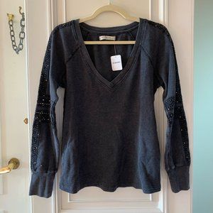 Vintage Free People Black Sweater